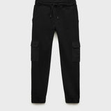 Mango joggers cargo8 in black