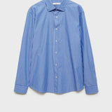 Mango shirt sebas in celestial