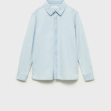 Mango shirt joan in light denim