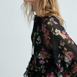 Mango blouse savage in black