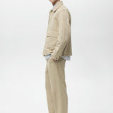 Mango trousers darren in beige