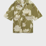 Mango shirt venezia in green