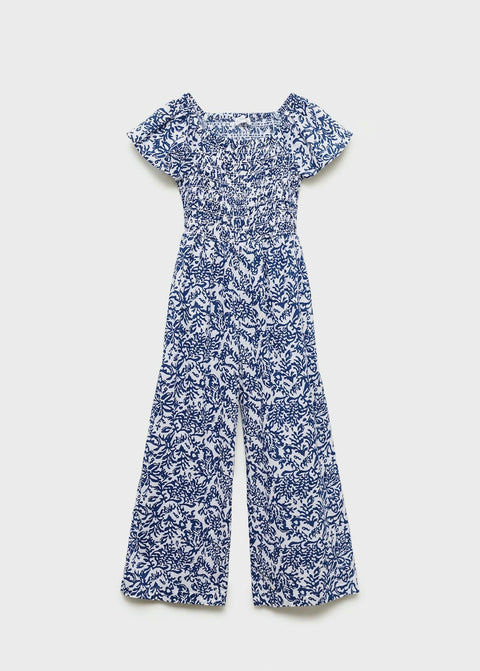 Mango jumpsuit begur in navy