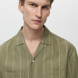 Mango shirt essauira in green