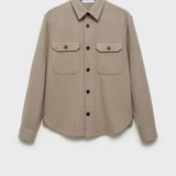 Mango shirt harvard in grey