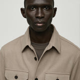 Mango shirt harvard in grey