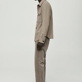 Mango shirt harvard in grey