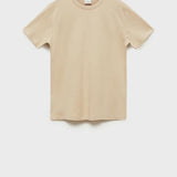 Mango t-shirt cherlo in beige