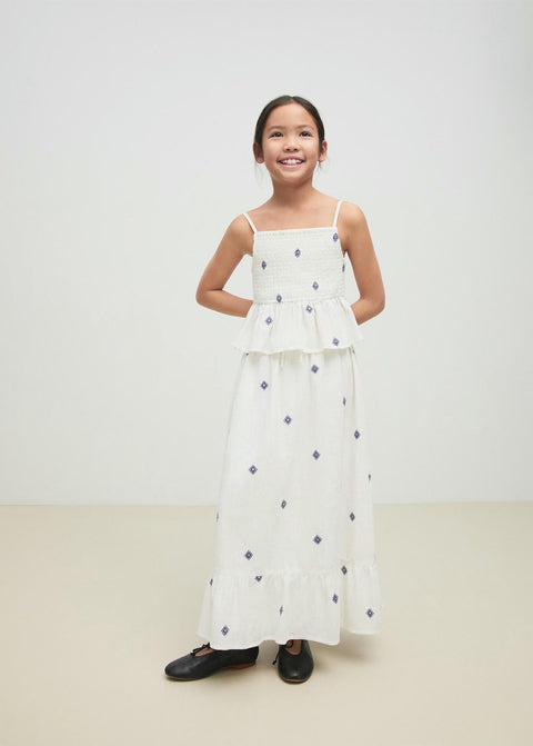 Mango skirt mila in white