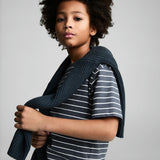Mango t-shirt peak in dark grey