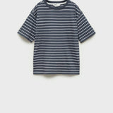 Mango t-shirt peak in dark grey