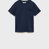Mango t-shirt basica8 in navy