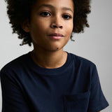 Mango t-shirt basica8 in navy