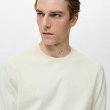 Mango t-shirt arraona in off white