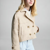 Mango jacket bea in stone