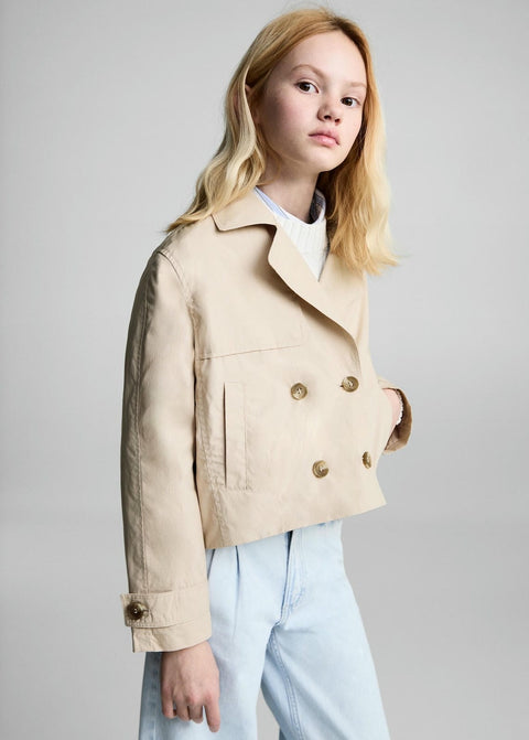 Mango jacket bea in stone