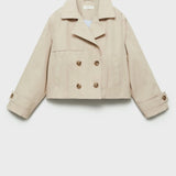Mango jacket bea in stone
