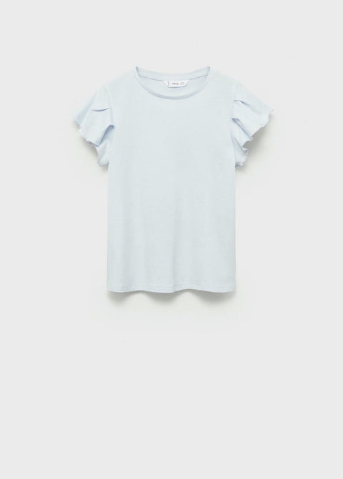 Mango t-shirt soft in celestial