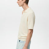 Mango poloshirt denis in ivory