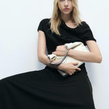 Mango blouse sandrix in black