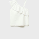Mango blouse fornelli in white