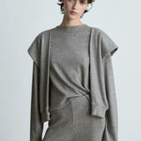 Mango sweatshirt capito in grey