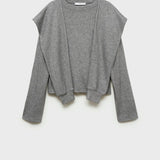 Mango sweatshirt capito in grey