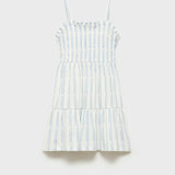 Mango dress berry in off white