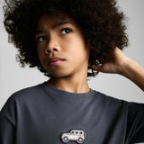 Mango t-shirt jeep in dark grey