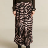 Mango skirt bombi in brown
