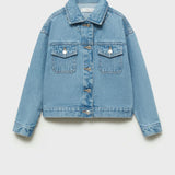 Mango jacket alice in medium denim