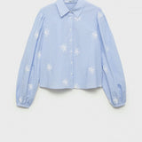 Mango shirt paloma in celestial