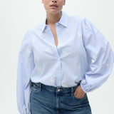 Mango shirt paloma in celestial
