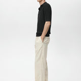 Mango poloshirt bombay in black