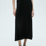 Mango skirt plisado in black