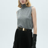 Mango skirt plisado in black