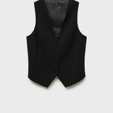 Mango vest avaya in black