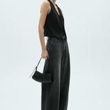 Mango vest avaya in black