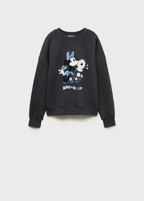 Mango sweatshirt mbloom in anthracite