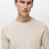 Mango t-shirt paule in ivory