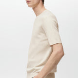 Mango t-shirt paule in ivory
