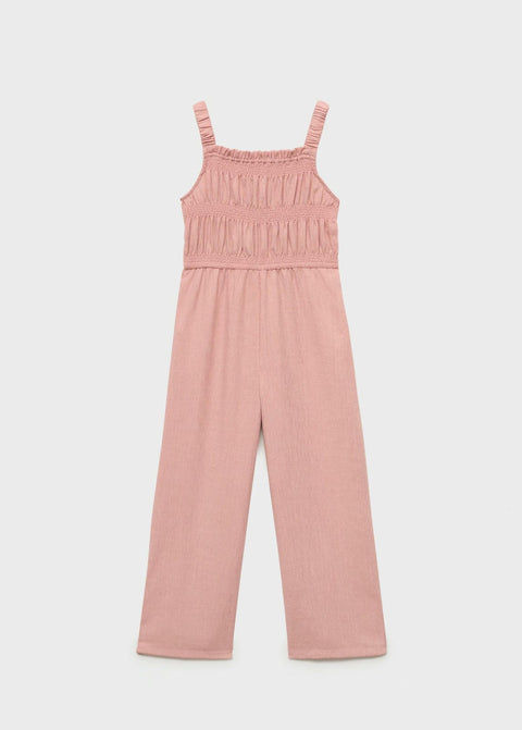 Mango jumpsuit coulant in pink