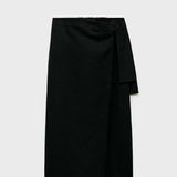 Mango skirt pareo in black