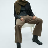 Mango trousers chloe in mole