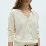 Mango cardigan luka in raw-unbleached