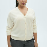 Mango cardigan luka in raw-unbleached