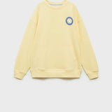 Mango sweatshirt wind in yellow
