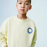 Mango sweatshirt wind in yellow