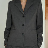 Mango blazer avola in grey