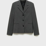 Mango blazer avola in grey